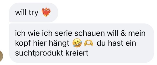 Nachricht: Du hast ein Suchtprodukt kreiert
